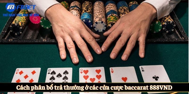 Cách phân bổ trả thưởng ở các cửa cược baccarat 888VND